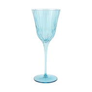 Vietri Natalia Teal Wine Glass