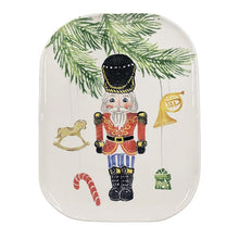 Load image into Gallery viewer, Vietri Nutcrackers Medium Rectangular Platter - FINAL SALE
