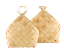 Load image into Gallery viewer, Nested Natural Wood Fiber Baskets - Two Sizes
