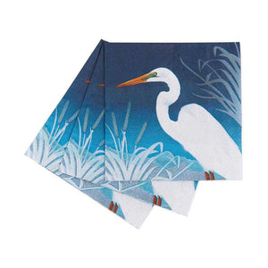 Night Egret Paper Napkins Pack of 20