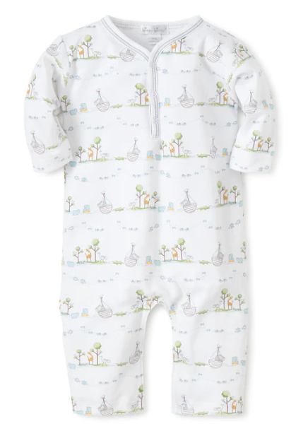 Kissy Kissy Noah's Print Playsuit - Light Blue