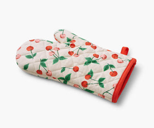 Rifle Paper Cherries Oven Mitt