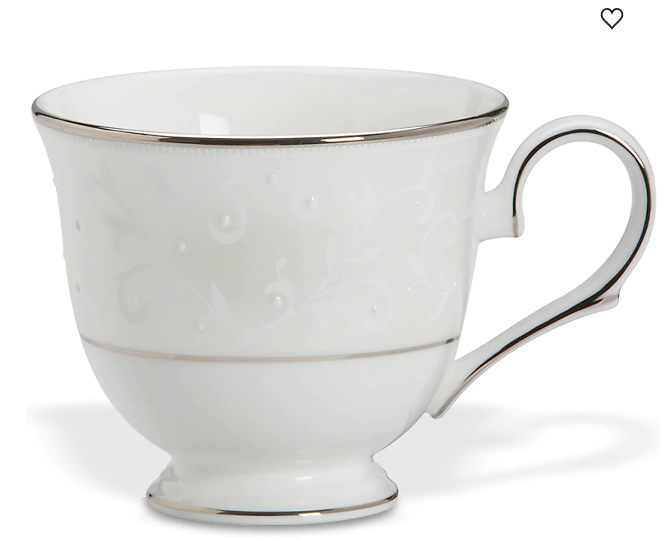 Opal Innocence Tea Cup - White - FINAL SALE