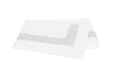 Load image into Gallery viewer, Matouk Ophelia flat sheet with dune accents 
