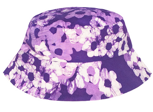 Organic Kids Sun Hat - Lilacs/Purple