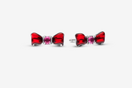 PANDORA Disney Snow White Bow Stud Earrings