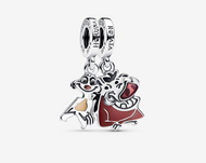 PANDORA Disney The Lion King Timon & Pumbaa Splittable Dangle Charm