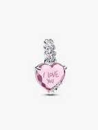 PANDORA I Love You Mom Dangle Charm