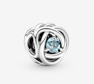 PANDORA March Sea Aqua Blue Eternity Circle Charm
