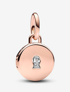 PANDORA Openable & Engravable Love Locket Dangle Charm - Rose Gold