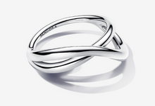 Load image into Gallery viewer, PANDORA Organically Shaped Infinity Ring - Silver
