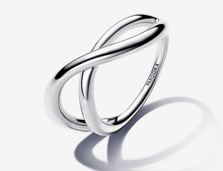 PANDORA Organically Shaped Infinity Ring - Silver
