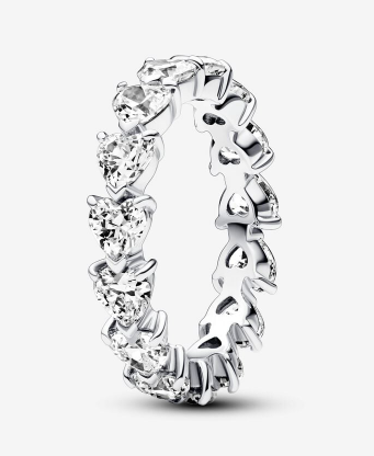 PANDORA Row Of Hearts Eternity Ring