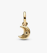 Load image into Gallery viewer, PANDORA White Crescent Moon Mini Dangle Charm
