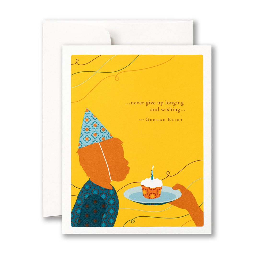 Never Give Up Birthday Card