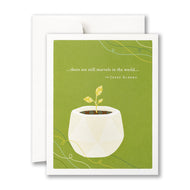 There Are Still Marvels Baby Card