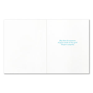There Is A Sacredness In Tears Sympathy Card