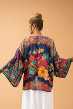 Load image into Gallery viewer, Vintage Floral Kimono Jacket - Ink
