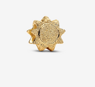 Pandora Textured Sun Mini Charm 14k Gold