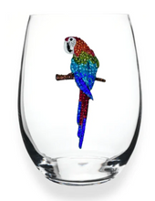 Load image into Gallery viewer, Parrot Jeweled Stemless Glass
