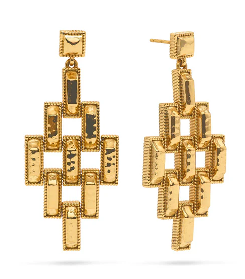 Capucine de Wulf Pathway Post Drop Earrings - Gold
