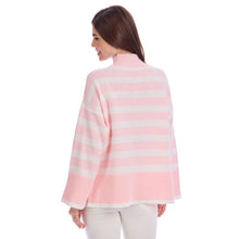 Load image into Gallery viewer, Pink Costner Striped Sweater - FINAL SALE
