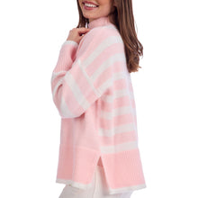 Load image into Gallery viewer, Pink Costner Striped Sweater - FINAL SALE
