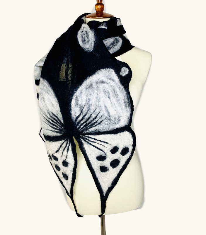 Pomegranate Moon Luna Butterfly Scarf