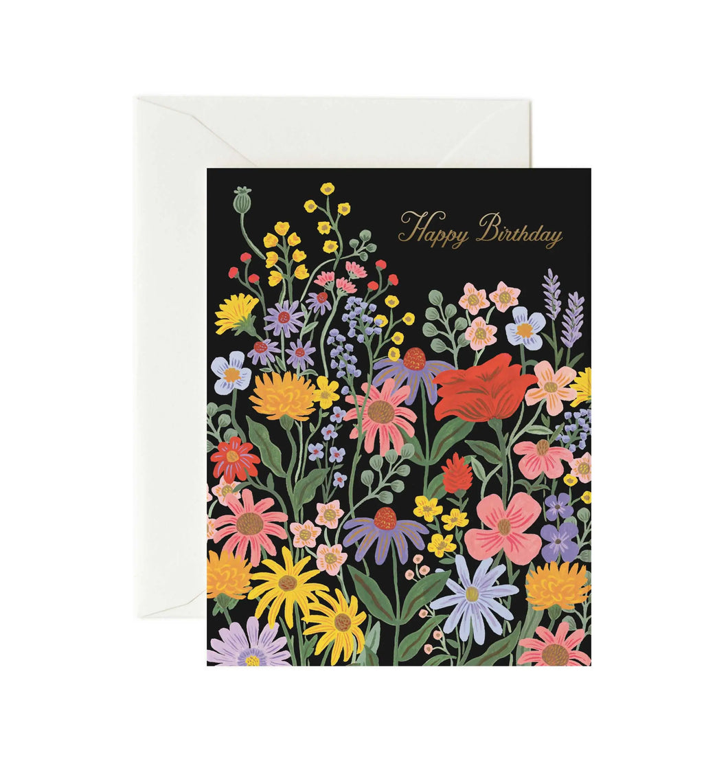 Rifle Paper Prairie Garden Birthday Card