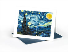 Load image into Gallery viewer, Quilled Starry Night image
