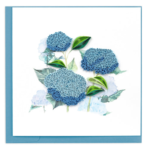 Quilled blue flower