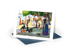 Load image into Gallery viewer, Quilled Artist Series A Sunday Afternoon on the Island of La Grande Jatte, Seurat Greeting Card
