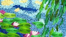 Load image into Gallery viewer, Quilled Artist Series Quilled Water Lilies 1916-19, Monet Greeting Card
