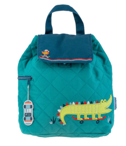 Quilted Backpack - Alligator