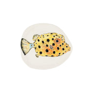 Vietri Reef Box Fish Small Round Platter