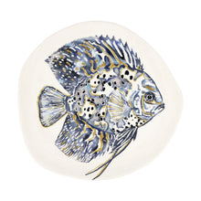 Load image into Gallery viewer, Vietri Reef Discus Fish Oblong Round Platter
