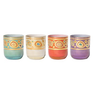 Vietri Regalia Double Old Fashioned - Assorted - Set of 4