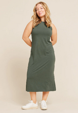 Load image into Gallery viewer, Boody Racerback Dress - Moss
