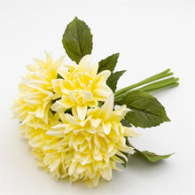Load image into Gallery viewer, Real Touch 12 Inch Dahlia Bundle - 6 Stems
