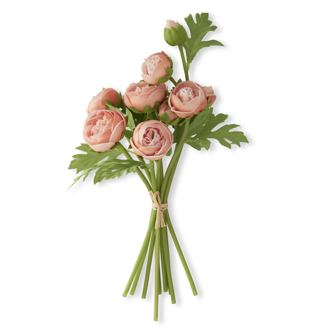 Real Touch 15 Inch Ranunculus Bundle - 10 Stems