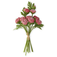 Load image into Gallery viewer, Real Touch 15 Inch Ranunculus Bundle - 10 Stems
