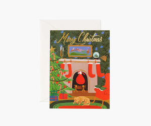 Rifle Paper Christmas Eve Scene Card