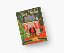 Load image into Gallery viewer, Rifle Paper Christmas Eve Scene Card
