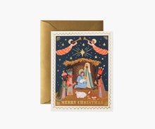 Load image into Gallery viewer, Rifle Paper Christmas Nativity Card
