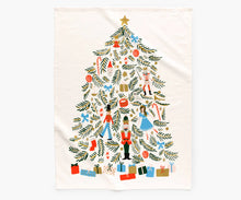 Load image into Gallery viewer, Rifle Paper Christmas Tree Tea Towel
