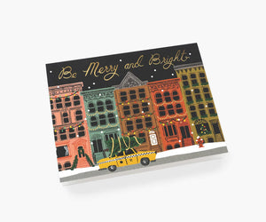 Rifle Paper City Holiday Greeting Card