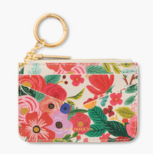 Load image into Gallery viewer, Rifle Paper Garden Party Key Ring Card Case
