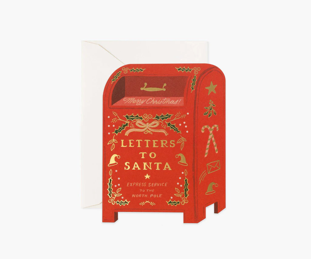 Rifle Paper Letters to Santa Greeting Card