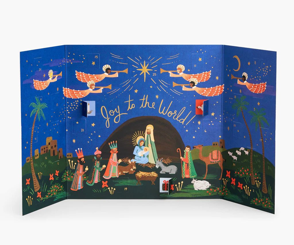 Rifle Paper Nativity Advent Calendar – AGAPANTHUS