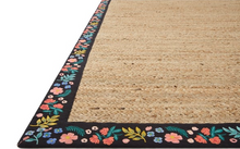 Load image into Gallery viewer, Rifle Paper Wildwood Natural/Black Jute Rug 2&#39;-3&quot; x 3&#39;-9&quot;
